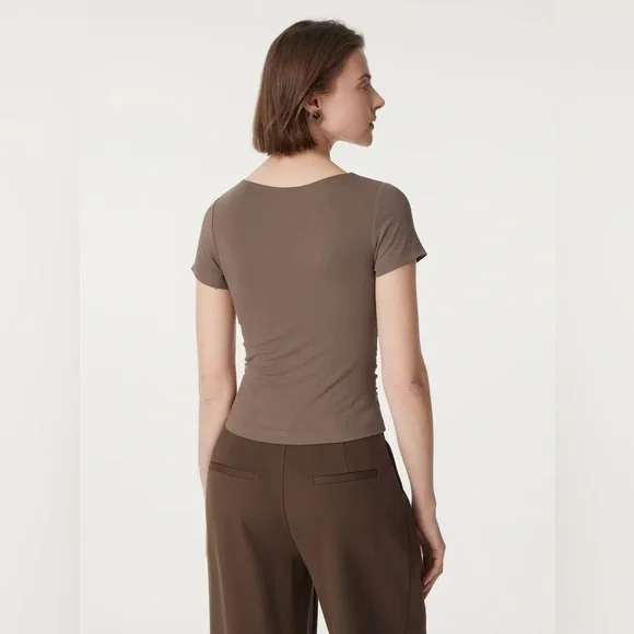 OGL V-neck Side Brami Tee NWT - Picture 5 of 10